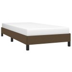 vidaXL Cadru de pat fără saltea, maro închis, 100x200 cm, textil