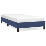 vidaXL Cadru de pat fără saltea țesătură albastră 100x200 cm