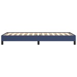 vidaXL Cadru de pat fără saltea țesătură albastră 100x200 cm