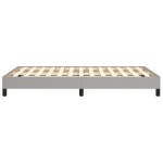 vidaXL Cadru de pat fără saltea, gri deschis, 120x200 cm, textil