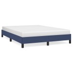 vidaXL Cadru de pat fără saltea, albastru, 140x190 cm, textil