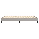 vidaXL Cadru de pat fără saltea, gri deschis, 140x200 cm, textil