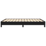 vidaXL Cadru de pat fără saltea, negru, 140x200 cm, textil vidaXL Cadru de pat fără saltea, negru, 140x200 cm, textil