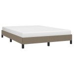 vidaXL Cadru de pat fără saltea, gri taupe, 140x200 cm, textil vidaXL Cadru de pat fără saltea, gri taupe, 140x200 cm, textil