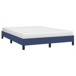 vidaXL Cadru de pat fără saltea, albastru, 140x200 cm, textil
