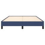 vidaXL Cadru de pat fără saltea, albastru, 140x200 cm, textil