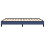 vidaXL Cadru de pat fără saltea, albastru, 140x200 cm, textil