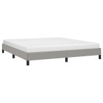 vidaXL Cadru de pat fără saltea, gri deschis, 160x200 cm, textil