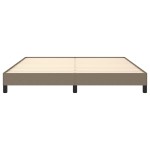 vidaXL Cadru de pat fără saltea, gri taupe, 160x200 cm, textil vidaXL Cadru de pat fără saltea, gri taupe, 160x200 cm, textil