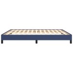 vidaXL Cadru de pat fără saltea, albastru, 160x200 cm, textil