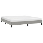 vidaXL Cadru de pat fără saltea, gri deschis, 180x200 cm, textil