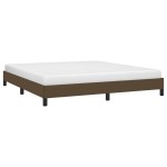 vidaXL Cadru de pat fără saltea, maro închis, 180x200 cm, textil vidaXL Cadru de pat fără saltea, maro închis, 180x200 cm, textil