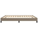vidaXL Cadru de pat fără saltea, gri taupe, 180x200 cm, textil vidaXL Cadru de pat fără saltea, gri taupe, 180x200 cm, textil