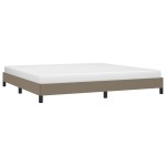 vidaXL Cadru de pat fără saltea, gri taupe, 200x200 cm, textil vidaXL Cadru de pat fără saltea, gri taupe, 200x200 cm, textil