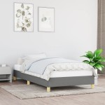 vidaXL Cadru de pat fără saltea, gri închis, 80x200 cm, textil vidaXL Cadru de pat fără saltea, gri închis, 80x200 cm, textil