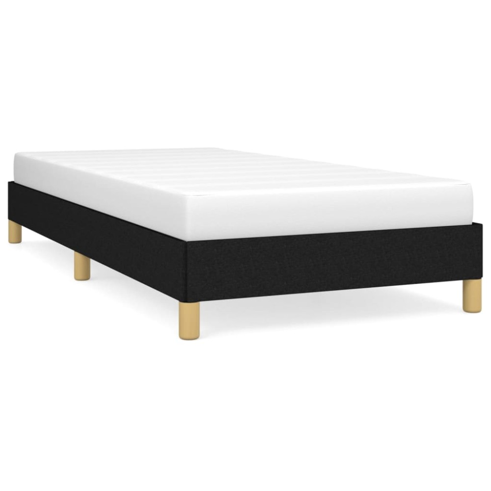 vidaXL Cadru de pat fără saltea țesătură neagră 80x200 cm