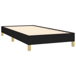 vidaXL Cadru de pat fără saltea țesătură neagră 80x200 cm