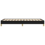 vidaXL Cadru de pat fără saltea țesătură neagră 80x200 cm