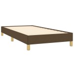 vidaXL Cadru de pat fără saltea, maro închis, 80x200 cm, textil vidaXL Cadru de pat fără saltea, maro închis, 80x200 cm, textil