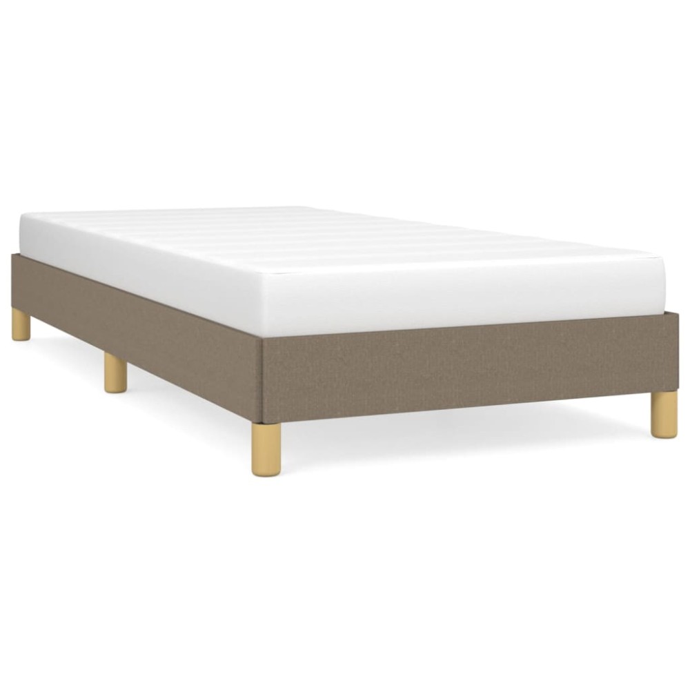 vidaXL Cadru de pat fără saltea Taupe 80x200 cm țesătură