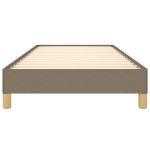 vidaXL Cadru de pat fără saltea Taupe 80x200 cm țesătură