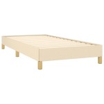 vidaXL Cadru de pat fără saltea cremă 80x200 cm țesătură