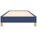 vidaXL Cadru de pat fără saltea țesătură albastră 80x200 cm