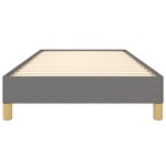 vidaXL Cadru de pat fără saltea, gri închis, 90x200 cm, textil vidaXL Cadru de pat fără saltea, gri închis, 90x200 cm, textil