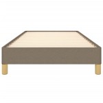 vidaXL Cadru de pat fără saltea Taupe 90x200 cm țesătură