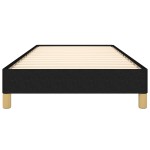 vidaXL Cadru de pat fără saltea, negru, 100x200 cm, textil