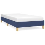 vidaXL Cadru de pat fără saltea țesătură albastră 100x200 cm