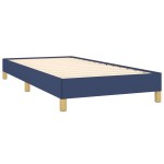 vidaXL Cadru de pat fără saltea țesătură albastră 100x200 cm