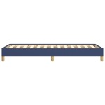 vidaXL Cadru de pat fără saltea țesătură albastră 100x200 cm