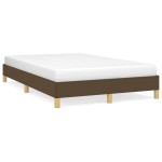 vidaXL Cadru de pat fără saltea, maro închis, 120x200 cm, textil vidaXL Cadru de pat fără saltea, maro închis, 120x200 cm, textil