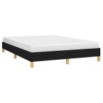 vidaXL Cadru de pat fără saltea, negru, 140x200 cm, textil vidaXL Cadru de pat fără saltea, negru, 140x200 cm, textil