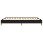 vidaXL Cadru de pat fără saltea, negru, 140x200 cm, textil vidaXL Cadru de pat fără saltea, negru, 140x200 cm, textil