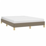 vidaXL Cadru de pat fără saltea, gri taupe, 140x200 cm, textil vidaXL Cadru de pat fără saltea, gri taupe, 140x200 cm, textil