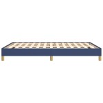 vidaXL Cadru de pat fără saltea, albastru, 140x200 cm, textil