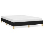 vidaXL Cadru de pat fără saltea, negru, 160x200 cm, textil vidaXL Cadru de pat fără saltea, negru, 160x200 cm, textil