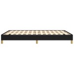 vidaXL Cadru de pat fără saltea, negru, 160x200 cm, textil vidaXL Cadru de pat fără saltea, negru, 160x200 cm, textil