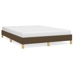 vidaXL Cadru de pat fără saltea, maro închis, 160x200 cm, textil vidaXL Cadru de pat fără saltea, maro închis, 160x200 cm, textil