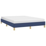 vidaXL Cadru de pat fără saltea, albastru, 160x200 cm, textil
