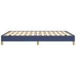 vidaXL Cadru de pat fără saltea, albastru, 160x200 cm, textil
