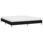 vidaXL Cadru de pat fără saltea, negru, 180x200 cm, textil vidaXL Cadru de pat fără saltea, negru, 180x200 cm, textil