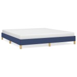 vidaXL Cadru de pat fără saltea, albastru, 180x200 cm, textil