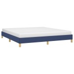 vidaXL Cadru de pat fără saltea, albastru, 180x200 cm, textil