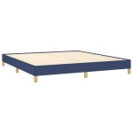 vidaXL Cadru de pat fără saltea, albastru, 180x200 cm, textil