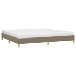 vidaXL Cadru de pat fără saltea, gri taupe, 200x200 cm, textil vidaXL Cadru de pat fără saltea, gri taupe, 200x200 cm, textil