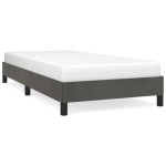 vidaXL Cadru de pat fără saltea, gri închis, 80x200 cm, catifea vidaXL Cadru de pat fără saltea, gri închis, 80x200 cm, catifea