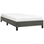 vidaXL Cadru de pat fără saltea, gri închis, 80x200 cm, catifea vidaXL Cadru de pat fără saltea, gri închis, 80x200 cm, catifea
